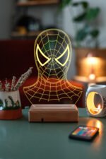 3D Spiderman Örümcek Adam 16 Renk Gece Lambası - Görsel 2
