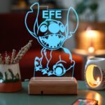 Özel Tasarım 3D Stitch Masaüstü Led Lamba