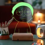 Rick And Morty - Morty 3D 16 Renk Dekoratif Lamba