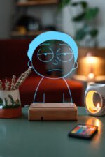 Rick And Morty - Morty 3D 16 Renk Dekoratif Lamba - Görsel 2
