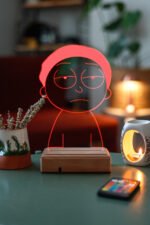 Rick And Morty - Morty 3D 16 Renk Dekoratif Lamba - Görsel 4
