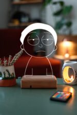 Rick And Morty - Morty 3D 16 Renk Dekoratif Lamba - Görsel 6