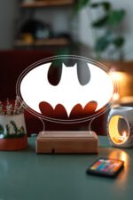 Kişiye Özel 3D Batman Masaüstü Led Lamba - Görsel 5