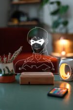 Batman DC Nightwing 16 Renkli Kumandalı Gece Lambası - Görsel 7