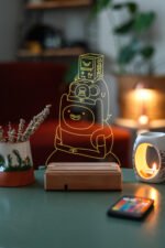Adventure Time Jalke-Finn-BMO 16 Renkli Kumandalı Gece Lambası - Görsel 3