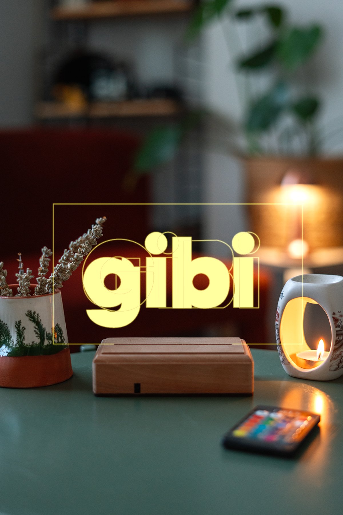 MDW-FLM-037 Gibi Dizi 16 Renkli Kumandalı Gece Lambası - Görsel 1