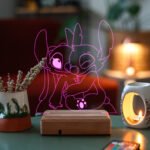 Stitch & Angel Lilo and Stitch 16 Renkli Kumandalı Gece Lambası
