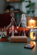 Ölü Gelin (Corpse Bride) 16 Renkli Kumandalı Gece Lambası - Görsel 2