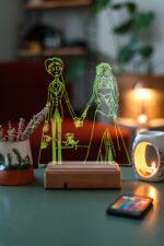 Ölü Gelin (Corpse Bride) 16 Renkli Kumandalı Gece Lambası - Görsel 3
