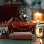 Winnie the Pooh Ayı Winnie Hediye 16 Renkli Kumandalı Gece Lambası