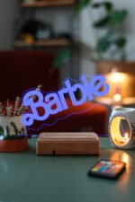 Barbie Hediyelik 16 Renkli Kumandalı Gece Lambası - Görsel 6