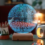 Star Wars Death Star Hediye 16 Renkli Kumandalı Gece Lambası