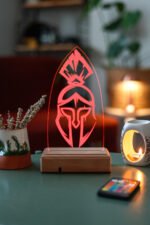 Gladyatör 3D 16 Renk Gece Lambası - Görsel 3