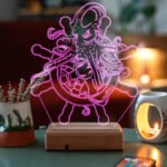 Kişiye Özel Dümen ve Ahtapot 3D 16 Renk Dekoratif Led Lamba