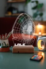 Kişiye Özel 3D İskelet Kuru Kafa 16 Renk Dekoratif Led Lamba - Görsel 7