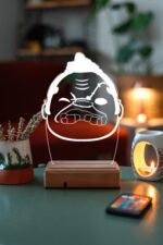 Kişiye Özel Dota 2 Pudge Karakteri 3D 16 Renk Dekoratif Led Lamba - Görsel 2