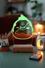 Kişiye Özel Dota 2 Pudge Karakteri 3D 16 Renk Dekoratif Led Lamba - Görsel 3