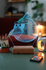 Angry Birds 16 Renk Dekoratif Lamba - Görsel 5