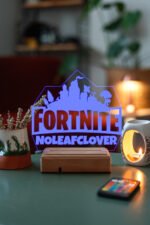 Fortnite Lamba 3D 16 Renk Gece Lambası