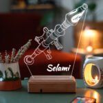 Kişiye Özel Fortnite Roket Masaüstü 3D Led Lamba