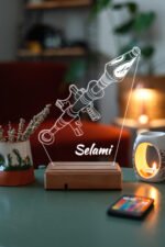 Kişiye Özel Fortnite Roket Masaüstü 3D Led Lamba