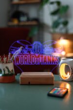 World Of Tanks Fury 16 Renk Dekoratif Lamba - Görsel 6
