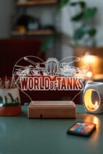 World Of Tanks Fury 16 Renk Dekoratif Lamba - Görsel 7