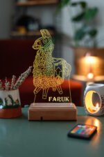Fortnite Lama 3D 16 Renk Gece Lambası - Görsel 6