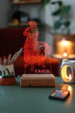 Fortnite Lama 3D 16 Renk Gece Lambası - Görsel 7