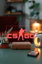 CS GO 16 Renk Masa Lambası - Görsel 3
