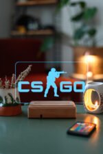 CS GO 16 Renk Masa Lambası - Görsel 5