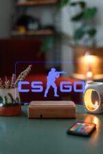 CS GO 16 Renk Masa Lambası - Görsel 7