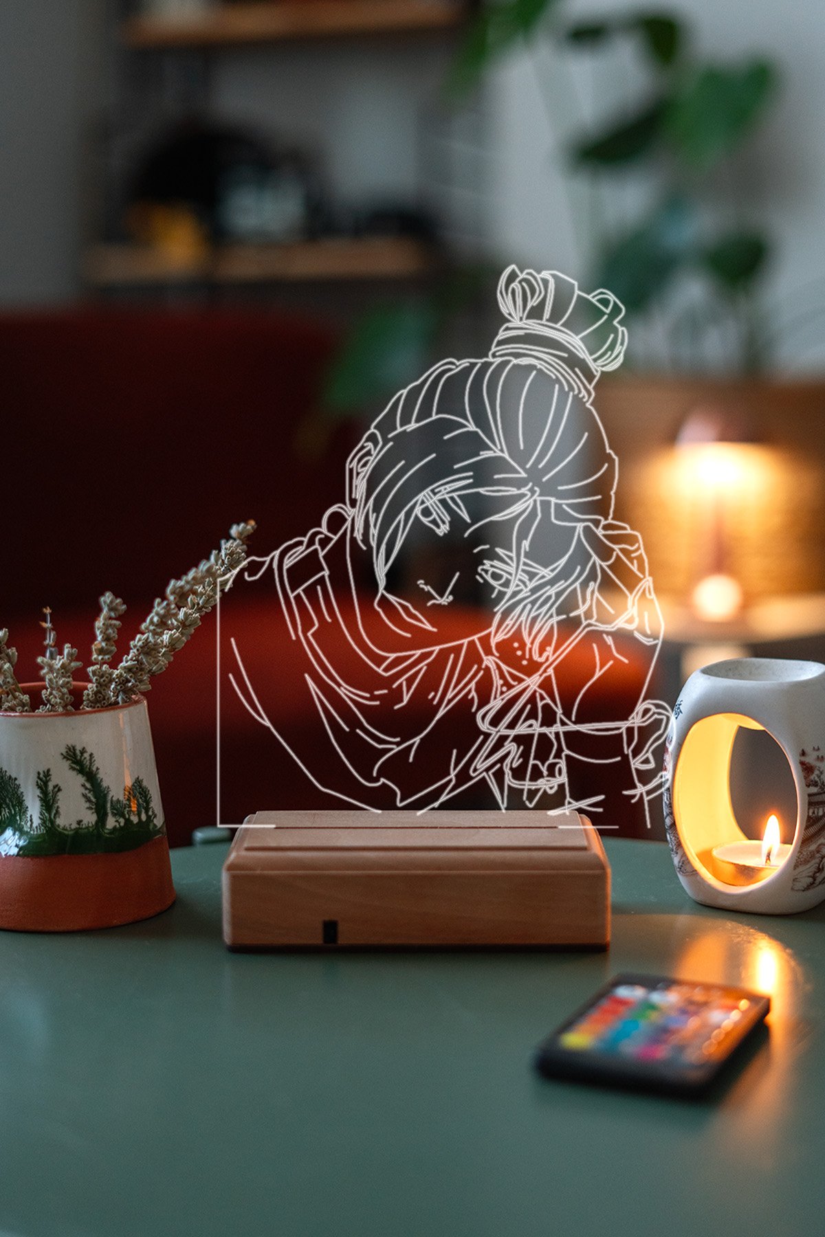 MDW-GM-1230 Apex Legends Wraith 16 Renk Gece Lambası - Görsel 1