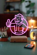 Fallout 16 Renk Gece Lambası - Görsel 2