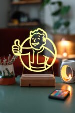 Fallout 16 Renk Gece Lambası - Görsel 4