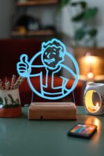 Fallout 16 Renk Gece Lambası - Görsel 5