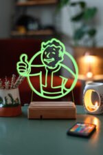 Fallout 16 Renk Gece Lambası - Görsel 6