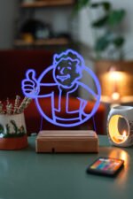Fallout 16 Renk Gece Lambası - Görsel 7