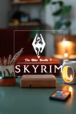 The Elder Scrolls V: Skyrim 16 Renkli Kumandalı Gece Lambası - Görsel 2