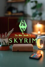 The Elder Scrolls V: Skyrim 16 Renkli Kumandalı Gece Lambası - Görsel 4