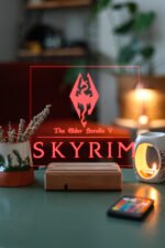 The Elder Scrolls V: Skyrim 16 Renkli Kumandalı Gece Lambası - Görsel 6