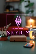The Elder Scrolls V: Skyrim 16 Renkli Kumandalı Gece Lambası - Görsel 7