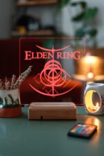 Elden Ring 16 Renkli Kumandalı Gece Lambası - Görsel 6