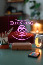 Elden Ring 16 Renkli Kumandalı Gece Lambası - Görsel 7