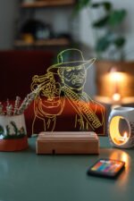 Red Dead Redemption 2 RDM Hediye 16 Renkli Kumandalı Gece Lambası - Görsel 3