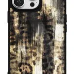 Akrilik Leopar Gloosy Telefon Kılıfı