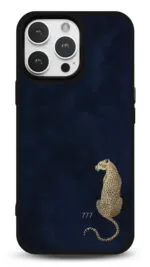 Lacivert Leopar 777 Gloosy Telefon Kılıfı