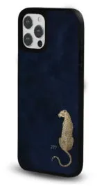 Lacivert Leopar 777 Gloosy Telefon Kılıfı - Görsel 2