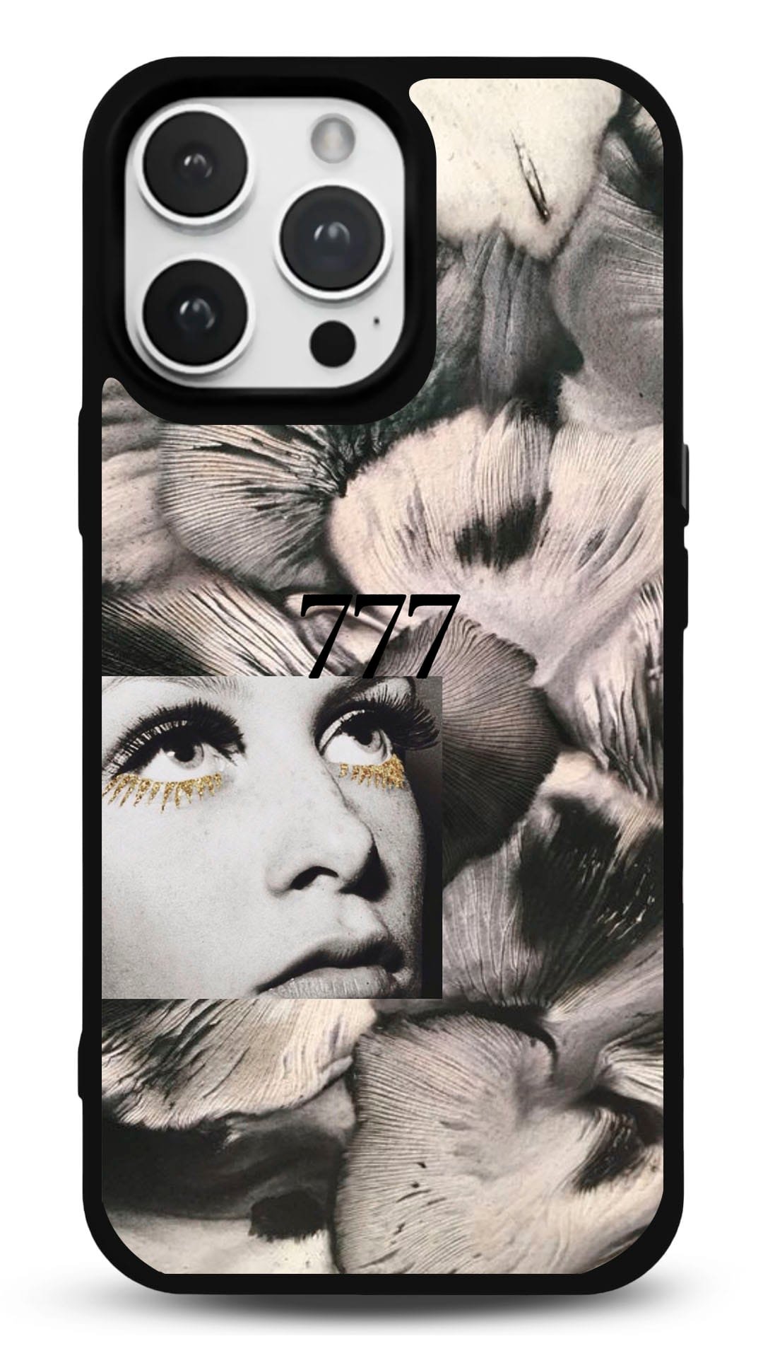 MDW-GS-010 Vintage Kolaj 777 Gloosy Telefon Kılıfı - Görsel 1