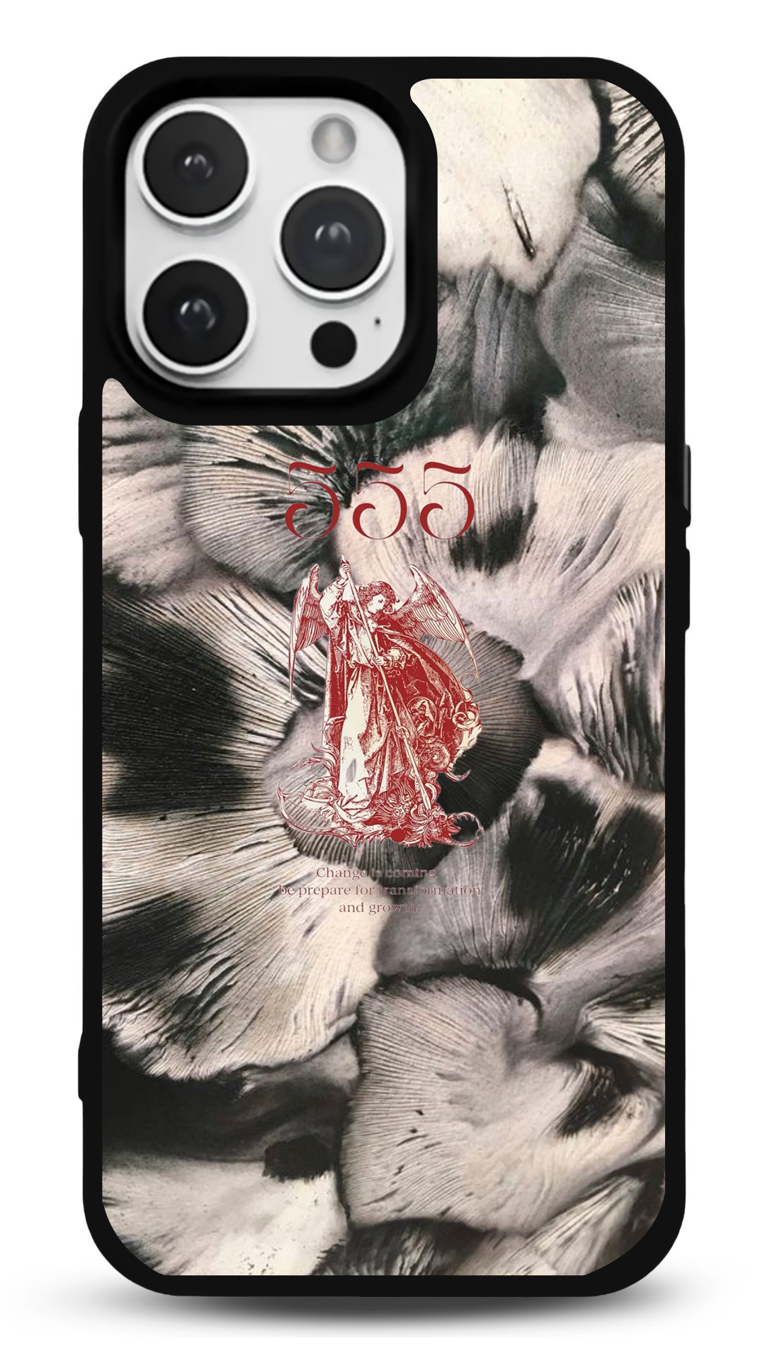 MDW-GS-017 555 Melek Sayısı Gloosy Telefon Kılıfı - Görsel 1